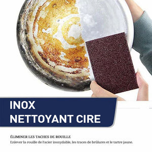 Pâte de nettoyage magique en acier inoxydable