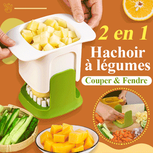 2 en 1 Coupe-légumes Couper & Refendre