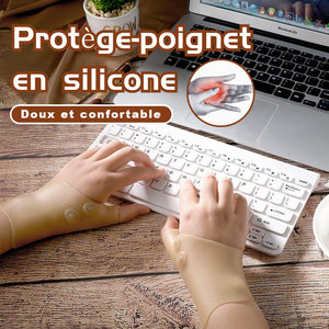 Protège-poignets magnétiques en silicone