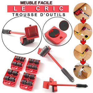 Ensemble d'Outils de Levage et de Déplacement de Meubles Lourds