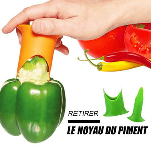 Outil de retrait du noyau des Piments
