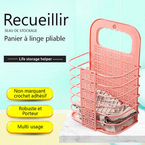 Panier de rangement mural pliable