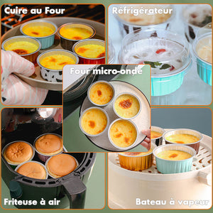 Tasse d'étain en papier d'aluminium