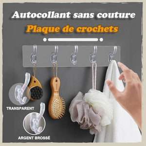 Plaque de crochet d'autocollant sans couture