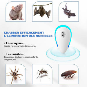 Dispositif répulsif d'insectes à ultrasons