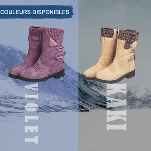 Bottes chaudes orthopédiques à pieds larges pour femmes