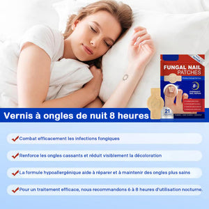 Autocollants pour l'onychomycose