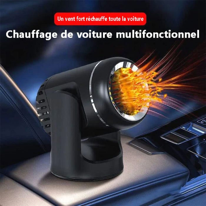 Chauffage de voiture portable rotatif à 360° pour un déneigement facile