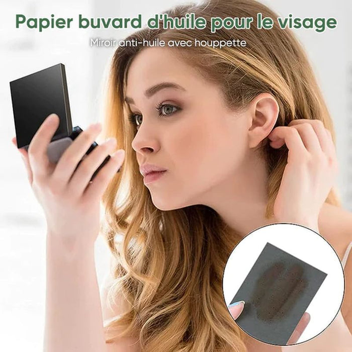 Papier absorbant l'huile pour le visage en boîte