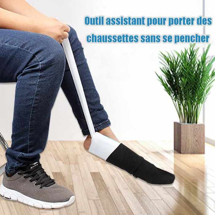 Enfile-chaussettes: Pas besoin de se pencher pour aider à porter les chaussettes