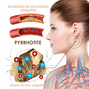 Boucles d'oreilles désintoxication germanium thérapie magnétique