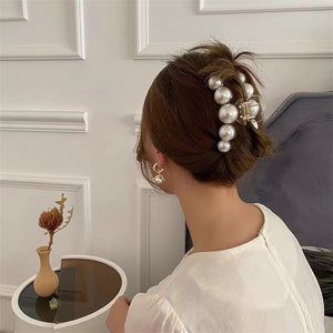 Pince à cheveux avec perles