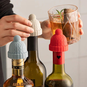 Bouchon en silicone pour bouteille de vin