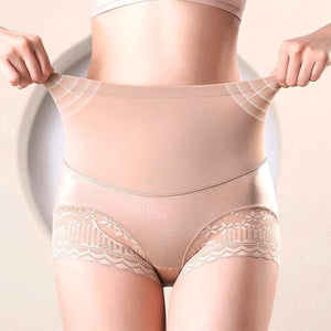 Culotte gainante taille haute en tissu doux