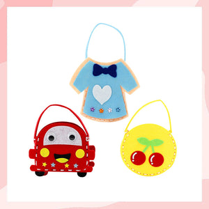 Paquet de matériel de sac fait main bricolage pour enfants