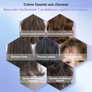 Crème lissante correctrice de protéines de cheveux