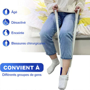 Enfile-chaussettes: Pas besoin de se pencher pour aider à porter les chaussettes