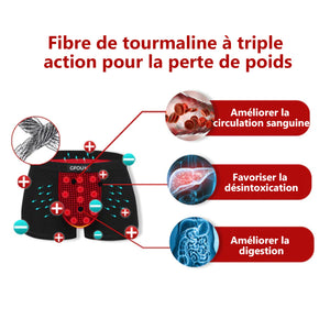 Sous-vêtement de fibre de tourmaline pour hommes