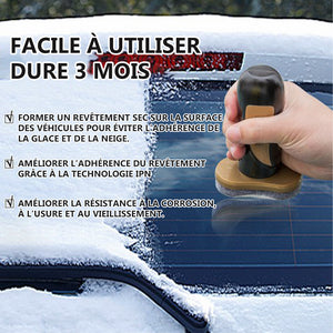 Nanorevêtement hydrophobe pour le déneigement des voitures