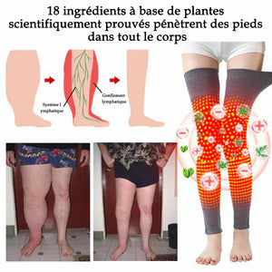 Genouillères thermiques à base de plantes radiofréquence (Recommandées par les experts - Convient à tous les problèmes de jambes)