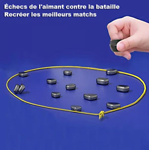 Jouet de pièces d'échecs magnétiques