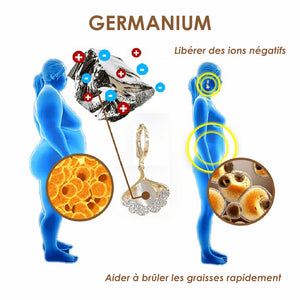 Boucles d'oreilles désintoxication germanium thérapie magnétique