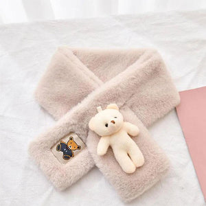 Bavoir en peluche mignon pour adultes et enfants