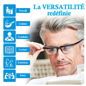 Lunettes à mise au point automatique