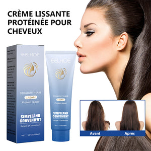 Crème lissante correctrice de protéines de cheveux