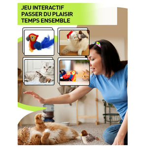 Jouets pour animaux de compagnie simulés par des oiseaux