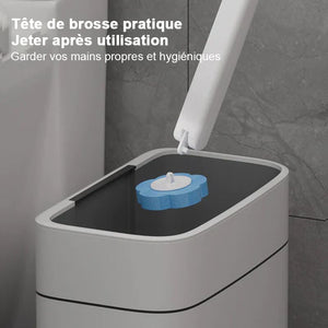 Kit de brosse de nettoyage de toilettes pratique