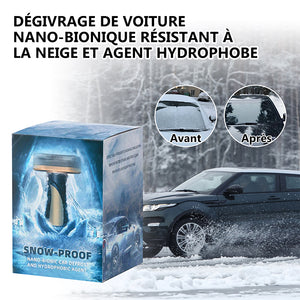 Nanorevêtement hydrophobe pour le déneigement des voitures