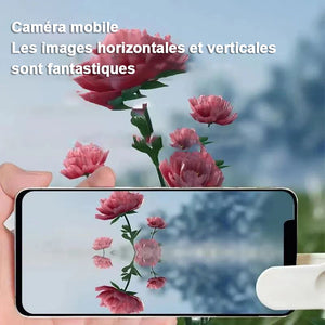 Clip avec miroir pour appareil photo reflex de téléphone portable