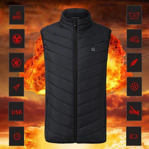 Gilet thermique chauffante, rechargeable par USB