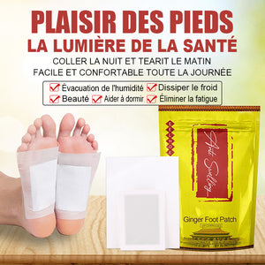 Patch pour pieds pour l'élimination de l'humidité et la désintoxication