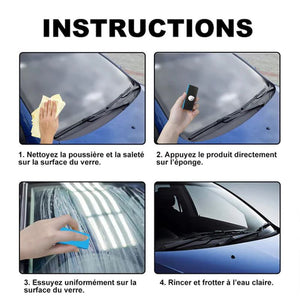Détachant pour vitres de voiture
