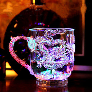 Tasse à eau lumineuse de induction