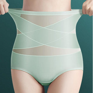 Culotte gainante de taille haute croisé