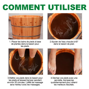 Bain de pieds aux herbes soin de reins