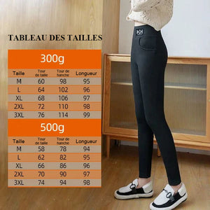 Pantalon chaud cachemire synthétique à la mode pour femmes