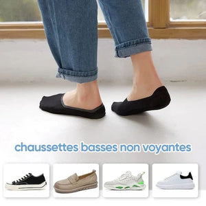 Chaussettes invisibles antidérapantes (3 paires)