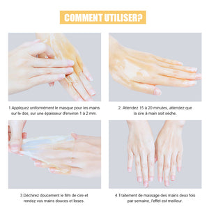 Masque exfoliant pour les mains