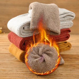Chaussettes épaisses au dessus du genou