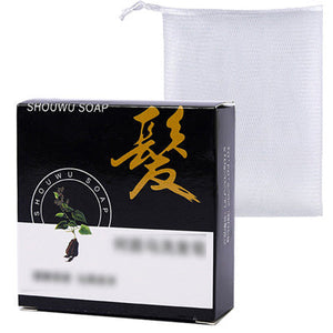 Savon de lavage qui assombrit les cheveux