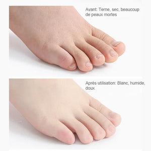 Spray exfoliant pour les pieds