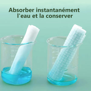 Serviette de bain compressée