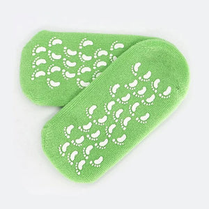 Chaussettes hydratantes avec doublure en gel