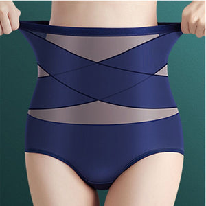 Culotte gainante de taille haute croisé