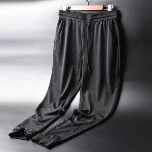 Pantalon en soie de glace pour hommes