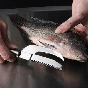 Couteau pour enlever les écailles poisson couper/gratter/creuser 3-en-1